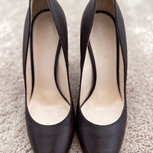 MaxMara Dark Brown Leather Heels